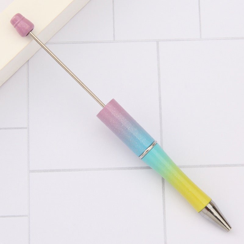 153A. Beadable DIY omber Gliter pen - Romo bead